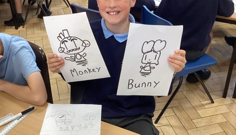 Year 5 – Bunny vs Monkey Author