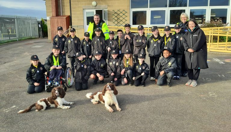 Meeting some clever police dogs