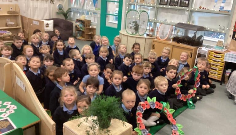 Remembrance in Reception Class
