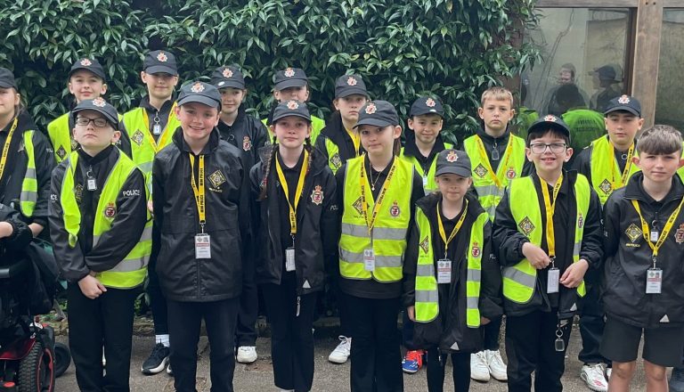 Mini Police visit the American Museum